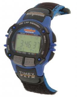 Timex Ironman 100 LAP Flix Black Strap Watch