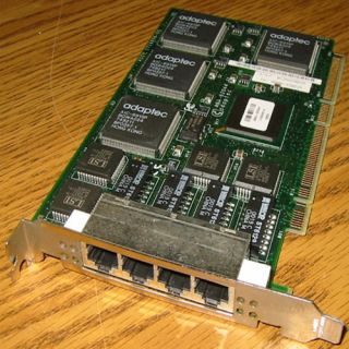Adaptec Ethernet 100 Quad RJ 45 PCI64 OEM