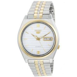 Seiko SNX166 Mens Seiko 5 Automatic Two Tone Watch: Watches: 