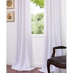 Grommet Ivory Cotton Linen 108 inch Curtain Panel