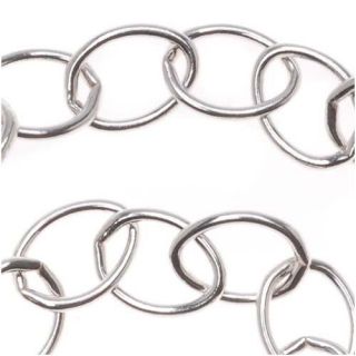 Sterling Silver 7.25 inch Fancy Link Charm Bracelets (8 mm) (Pack of