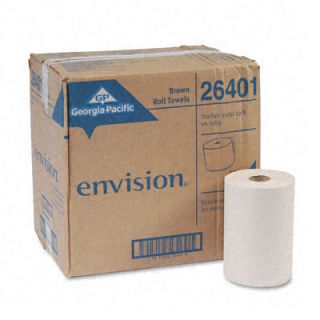 Georgia Pacific Envision 1 Ply Nonperforated Paper Towel Rolls   12