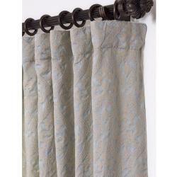 Westminster Light Blue 106 inch Damask Curtain Panel