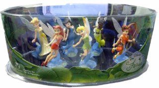 Disney Fairies 6 Figurine Set with Tinkerbell Toys