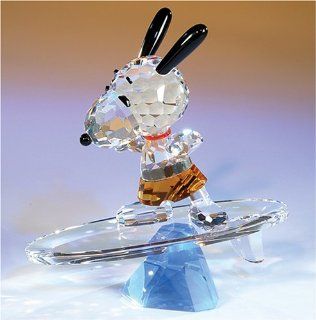 CRYSTAL WORLD Peanuts Surfing Snoopy Home & Kitchen