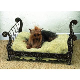 Antique Brass Iron and Tole Pet Sleigh Bed Today $202.99