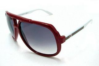  GUCCI 1622/S Sunglasses 1622S Red White HD8/LF Shades Shoes