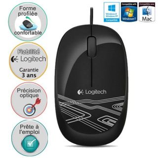 Logitech Mouse M105 Black   Achat / Vente SOURIS Logitech Mouse M105