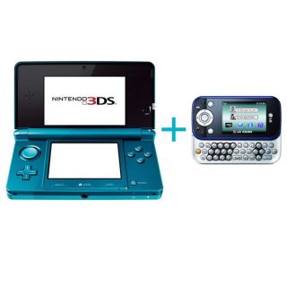 Console NINTENDO 3DS Bleu Lagon + LG KS365 Bleu et   Achat / Vente