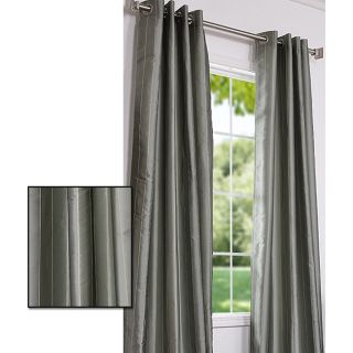 Seafoam Faux Silk Jacquard 106 inch Curtain Panel