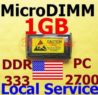 1GB PC2700 172 pin MicroDIMM (AJM) Computers
