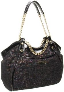 Betsey Johnson BH68805 Tote,Black,One Size Clothing