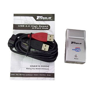 Targus PAUH210U USB 2.0 Cable powered 4 port Hub