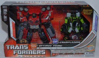 Transformers Universe Optimus Prime and Crumplezone