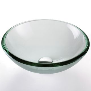 mm thick clear glass vessel sink msrp $ 250 00 today $ 114 95 off msrp