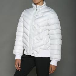 Lexen Womens White Puffer Jacket