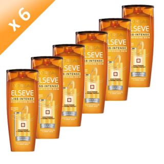 ELSEVE Shampoing Liss intense 400 ml x 6   Achat / Vente SHAMPOING
