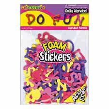 Foam Stickers 175/Pkg   Dotty Letters