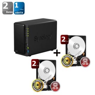 Synology NAS DS213+ & 2 WD Red 2To   Achat / Vente SERVEUR STOCKAGE