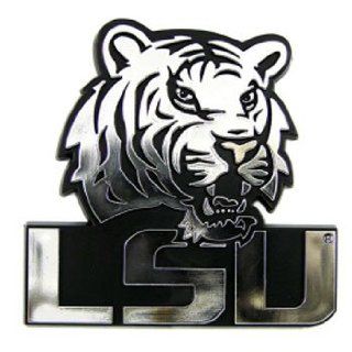 Louisiana State LSU Tigers NCAA Silver Auto Emblem: Sports