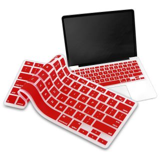 Red Silicone Keyboard Skin Shield for Apple MacBook Pro Today $4.99 4