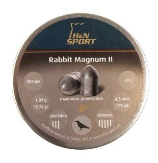 H&N Rabbit Magnum II .177 Cal, 15.74 Grains, Cylindrical