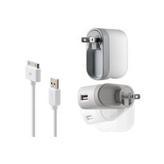Belkin F8Z222 Rotating Charger and USB for Apple iPhones