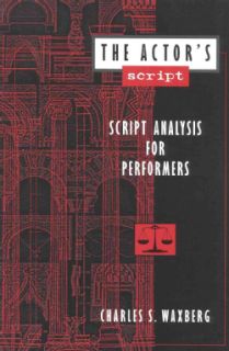 The Actors Script Script Analysis for Performers (Paperback) Today