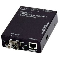 Transition Networks E TBT FRL 05 10BASE T to 10BASE FL Ethernet Media