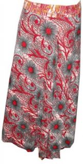 Kariza Vintage Silk Skirt Mid Long Fix 174 100 Way to Wear: Clothing
