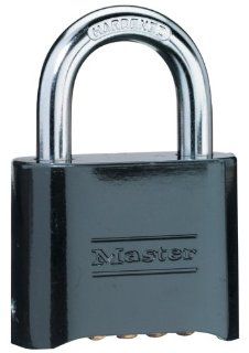 Master Lock 178D Set Your Own Combination Padlock, Die Cast, Black