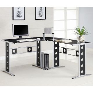 Lauren & Co Ultra Modern L Shape Desk