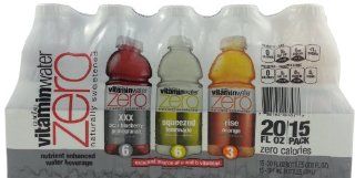 Glaceau Vitaminwater Zero Variety Pack   15/20 Oz Grocery