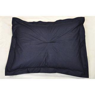 Joseph Abboud 230 Thread Count Navy Pleated Pillow Shams (Set of 2