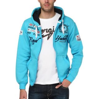 GEOGRAPHICAL NORWAY Sweat Homme Turquoise Turquoise   Achat / Vente