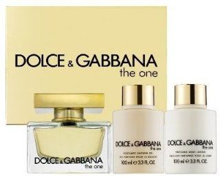 Dolce & Gabbana The One Gift Set 3Pcs. [2.5 oz. Eau De