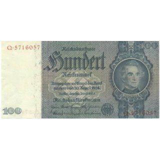 Germany 1935 100 Reichsmark, Pick 183a 