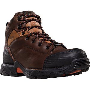 Corvallis™ GTX® Non Metallic Safety Toe Work Boots Brown Shoes