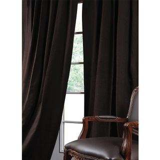 Espresso 120 inch Cotton Linen Curtain Panel