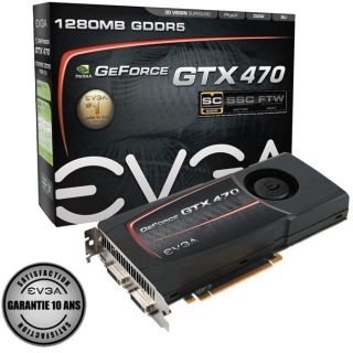 470 SuperClocked   Achat / Vente CARTE GRAPHIQUE EVGA GeForce GTX 470