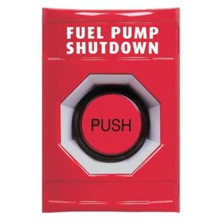 Safety Technology International SS 2007PS Fuel Pump Shutdown Button, Illuminated