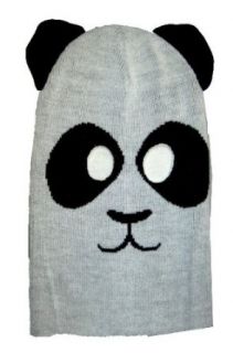 Panda Bear Knit Ski Mask Halloween Hat Cap Clothing