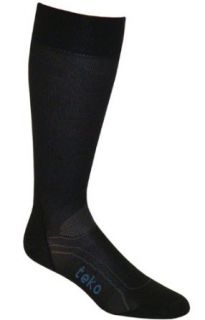 Teko tekoPOLY Ski Ultralight Sock, Black, Large Clothing
