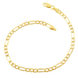Gold 3.5 mm Figaro Bracelet Today $119.99   $129.99