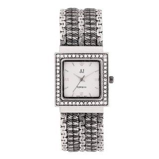 Jules Jurgensen Womens A182AS Crystal Accented Watch: Watches: 