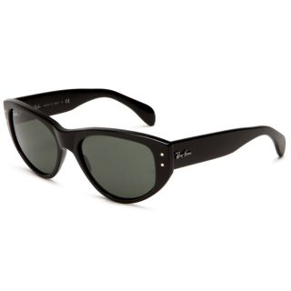 Ray Ban RB 4152 Vagabond 601 Black Plastic Cat Eye Sunglasses Today $