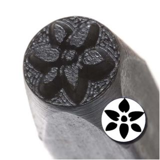Solid Orchid 6mm Punch Stamp for Metal