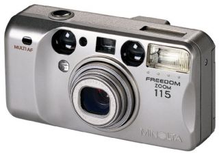 Minolta Freedom Zoom 115 35mm Camera w/Film (Refurbished)