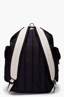 Stussy Black Double Strap Backpack for men