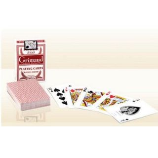 poker   Grimaud Poker 516  Rouge   Jeu de poker   Grimaud Poker 516
